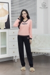 Bộ cotton cổ tim dài tay GK150